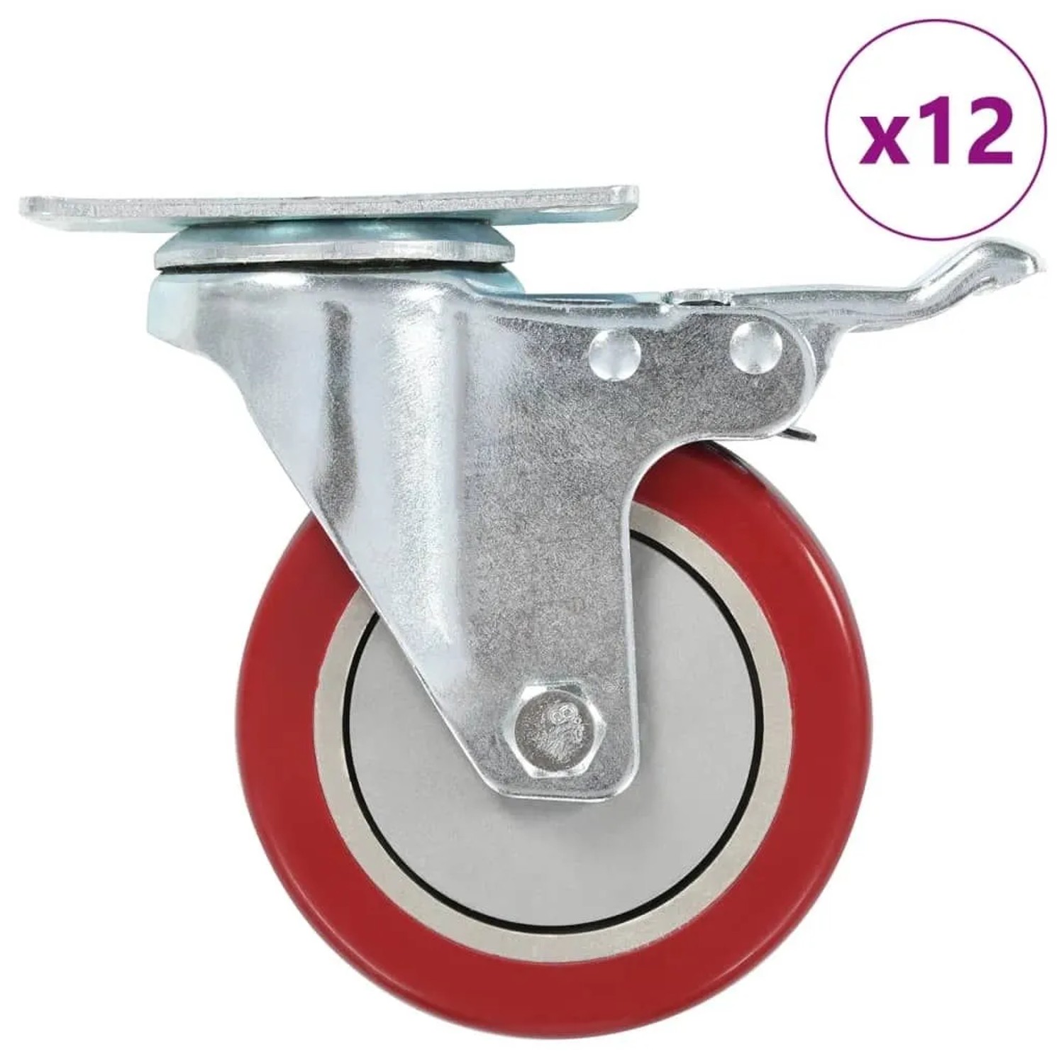 vidaXL Lenkrollen 12 Stk 100 mm 278092
