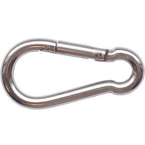 Schneider Karabinerhaken aus Edelstahl, 6x60mm, für Sonnensegel Befestigung.