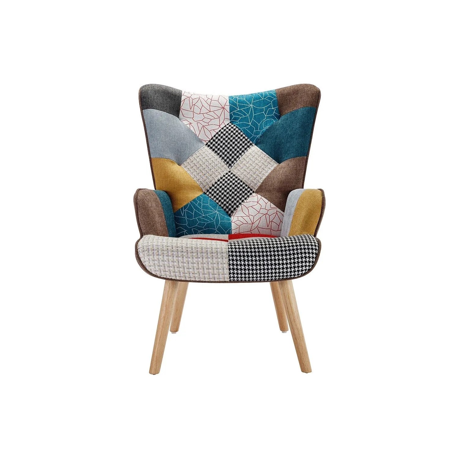 Vente-unique Sessel Mit Gerader Rückenlehne Vately Mehrfarbig 69 cm