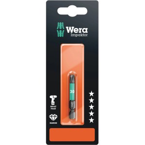 Wera Diamant Bit TX30, 50mm, Impaktor, für TX-Schrauben und Schlagschrauber.