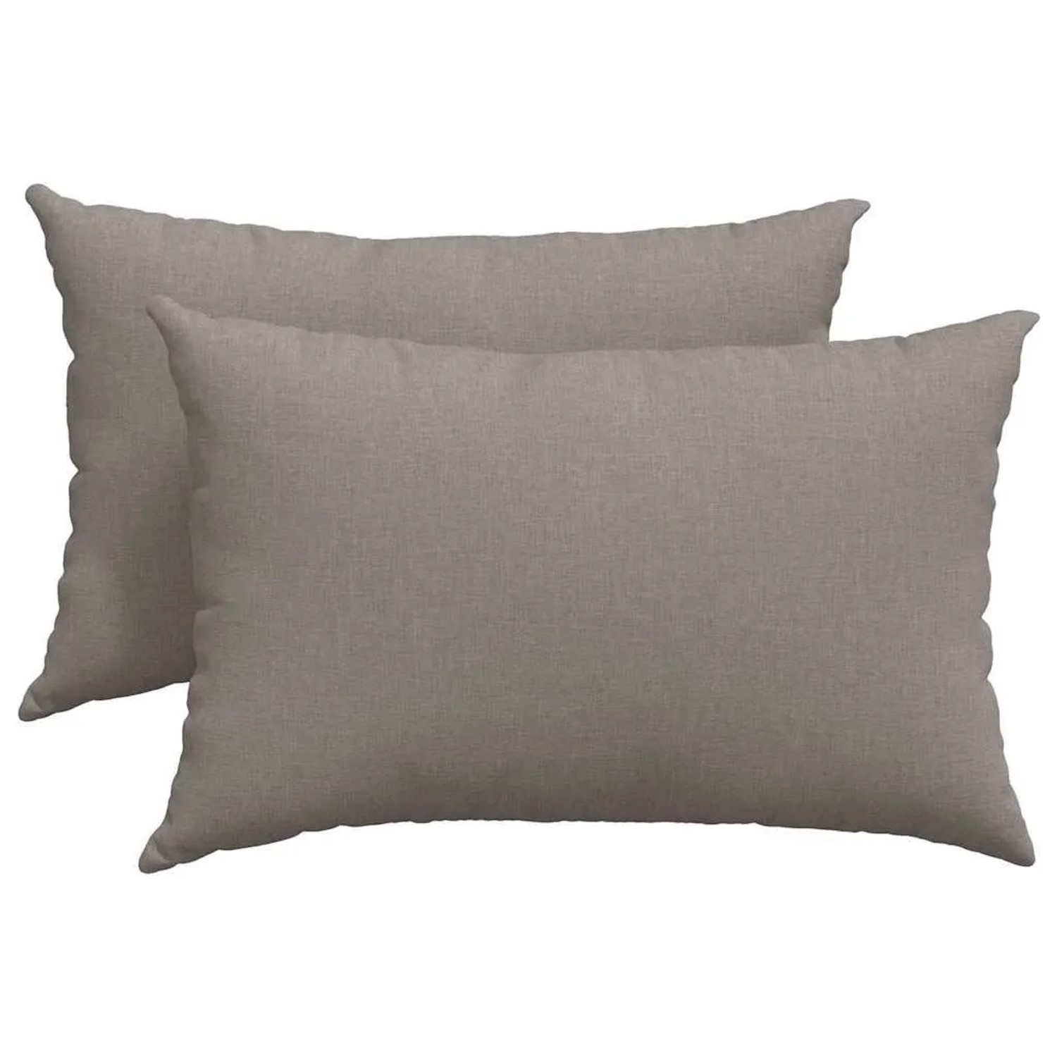 vidaXL Sofakissen 2 Stück Taupe 60 x 40 cm Stoff 42013659