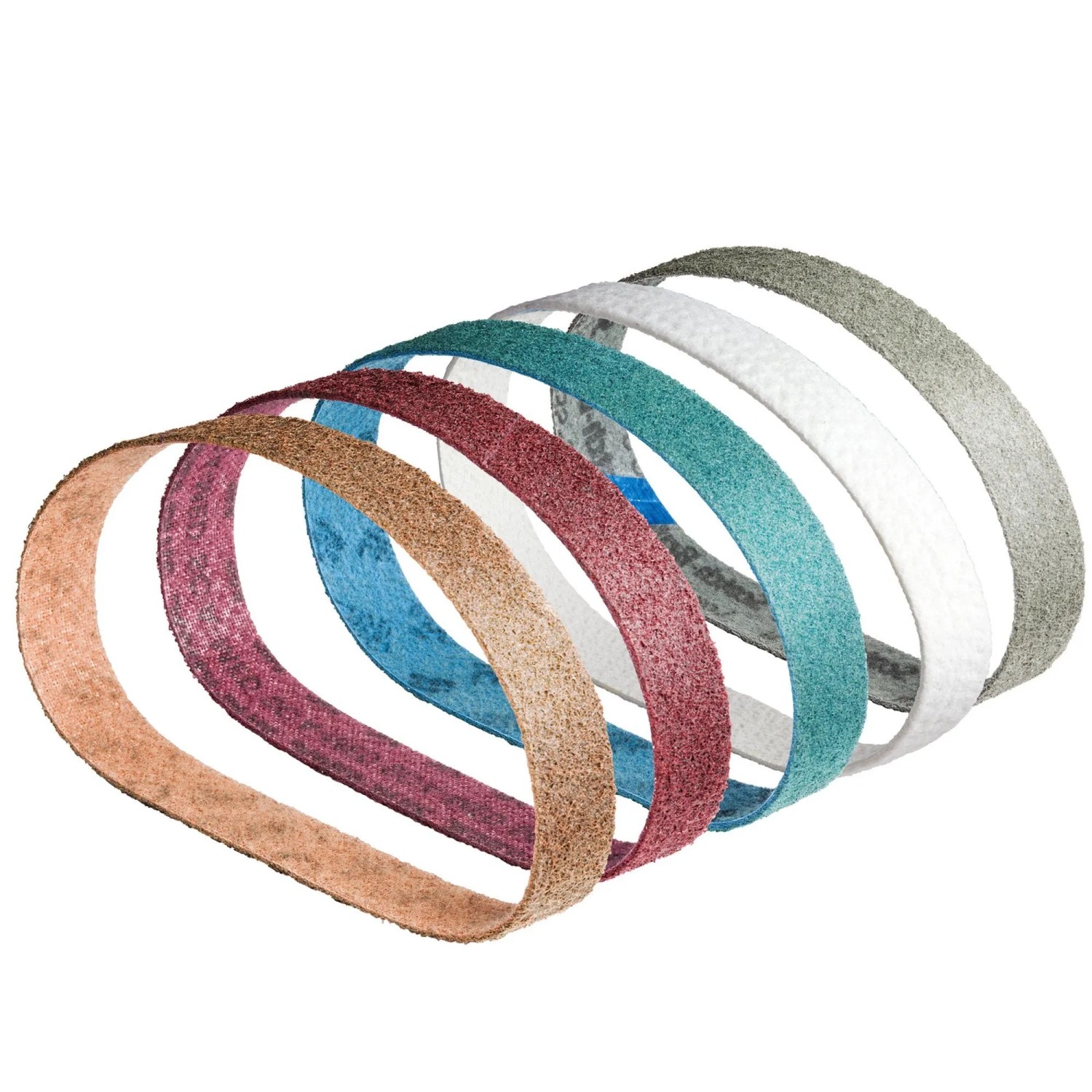 3M SC-BS 5er-Set Vlies-Schleifbänder 50 x 1020 mm Grob-Polieren
