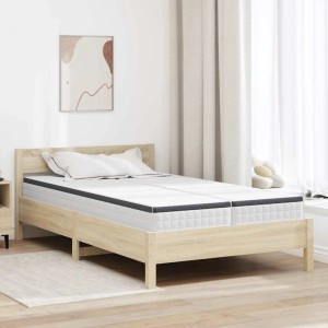 vidaXL Matratze 2 Stk Weiß und Grau 60 x 200 cm Bonell Feder 4106441