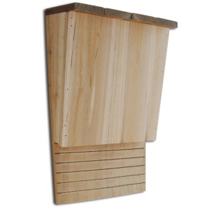 VidaXL Fledermaushaus 2er-Set aus Holz, 22x12x34cm, für den Garten. Vogelhaus für Fledermäuse.