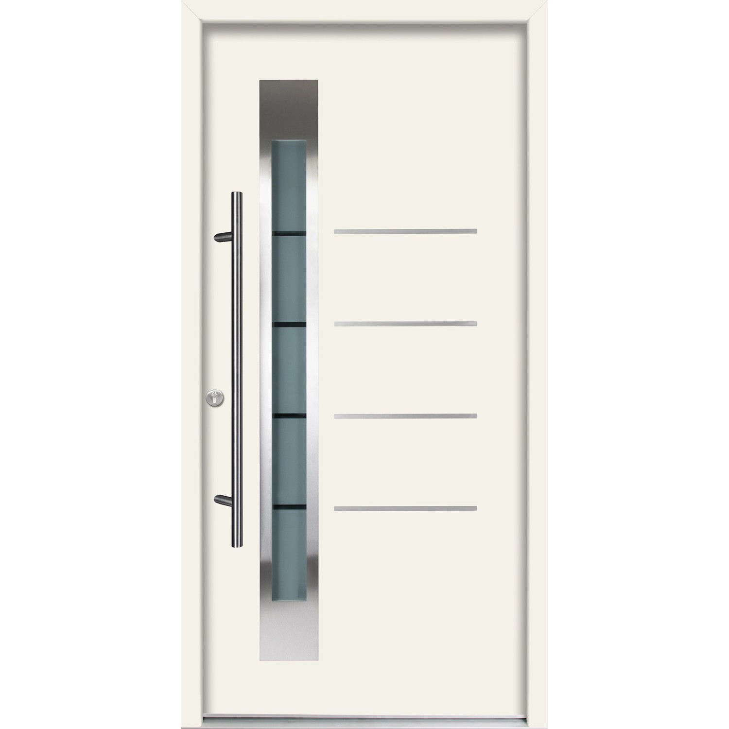 Splendoor Thermospace Haustür Berlin Prime 100x210 cm Weiß L günstig online kaufen
