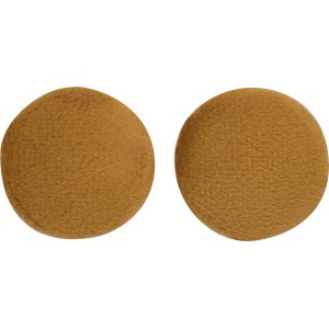 Gelbe Samt Magnetknöpfe für Dekor-Paneele/Wandkissen, 2er-Set.