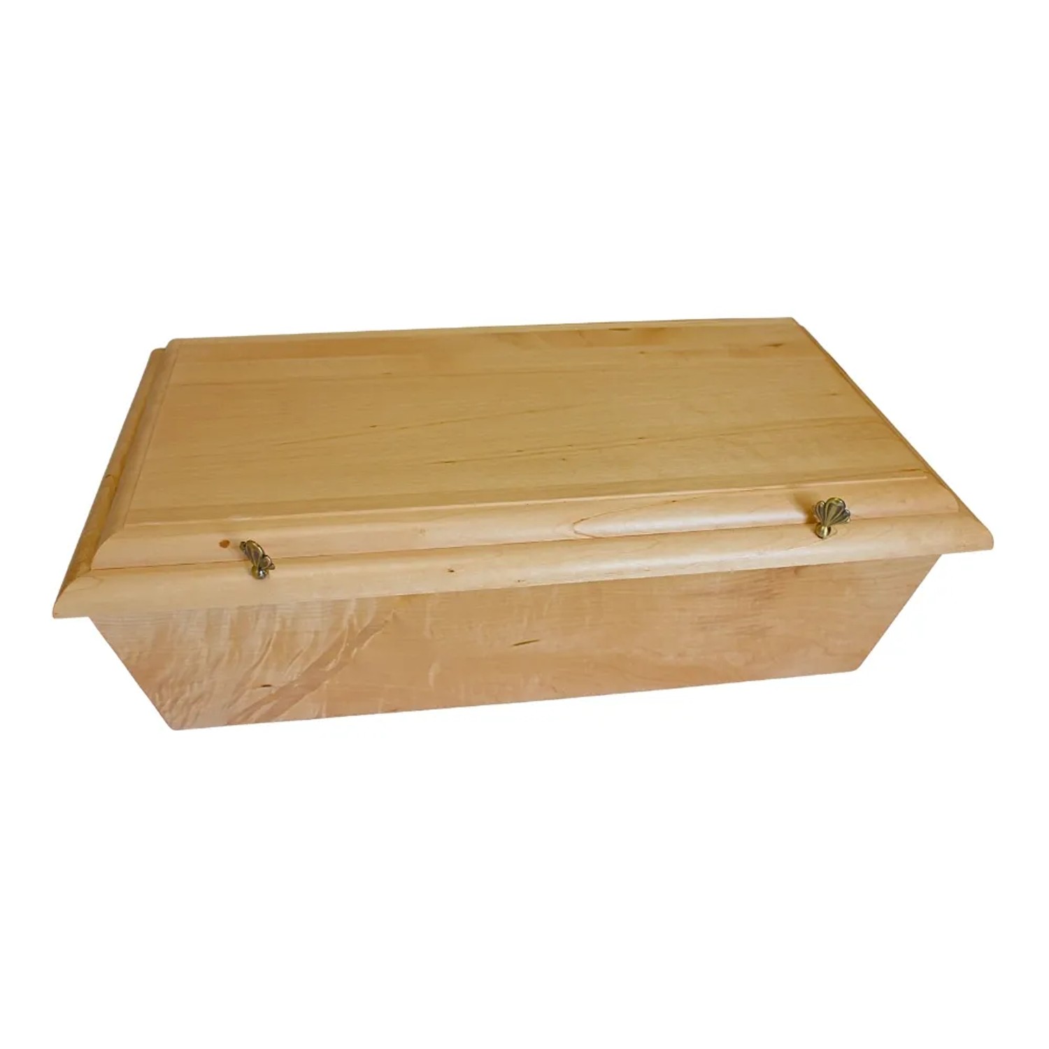 Dekohelden24 Hochwertiger würdevoller Eichenholzsarg für mittelgroße Tiere Tiersarg Hundesarg Katzensarg in Natur L/B/H 60 x 35 x 20 cm_4