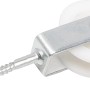 Vogelrolle 50mm aus Stahl und Polyamid zum Umlenken von Seilen bis 12mm Durchmesser.