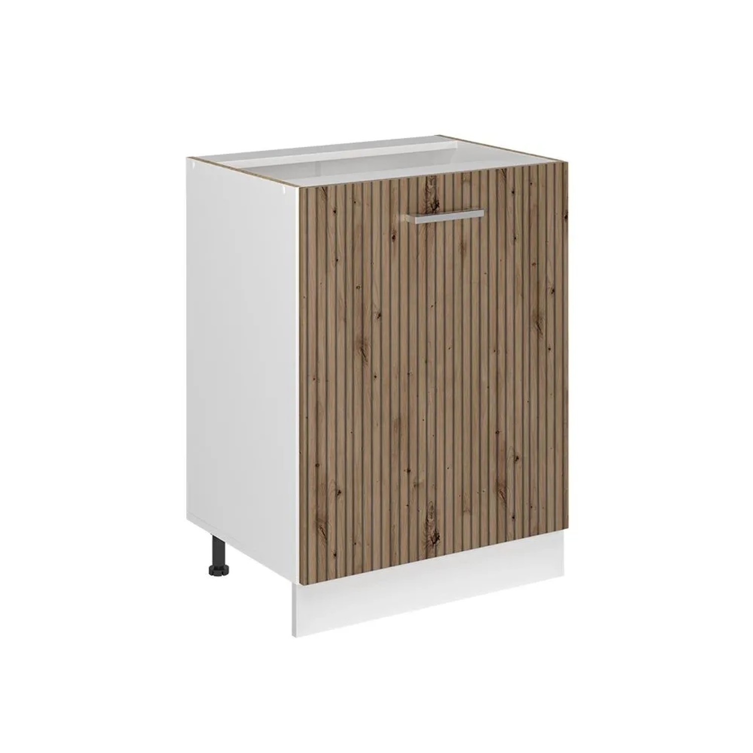 Vicco Küchenunterschrank R-Line Artisan-Eiche/Weiß 60 x 82 mit 1 Tür ohne Arbeitsplatte Art Nr 72086