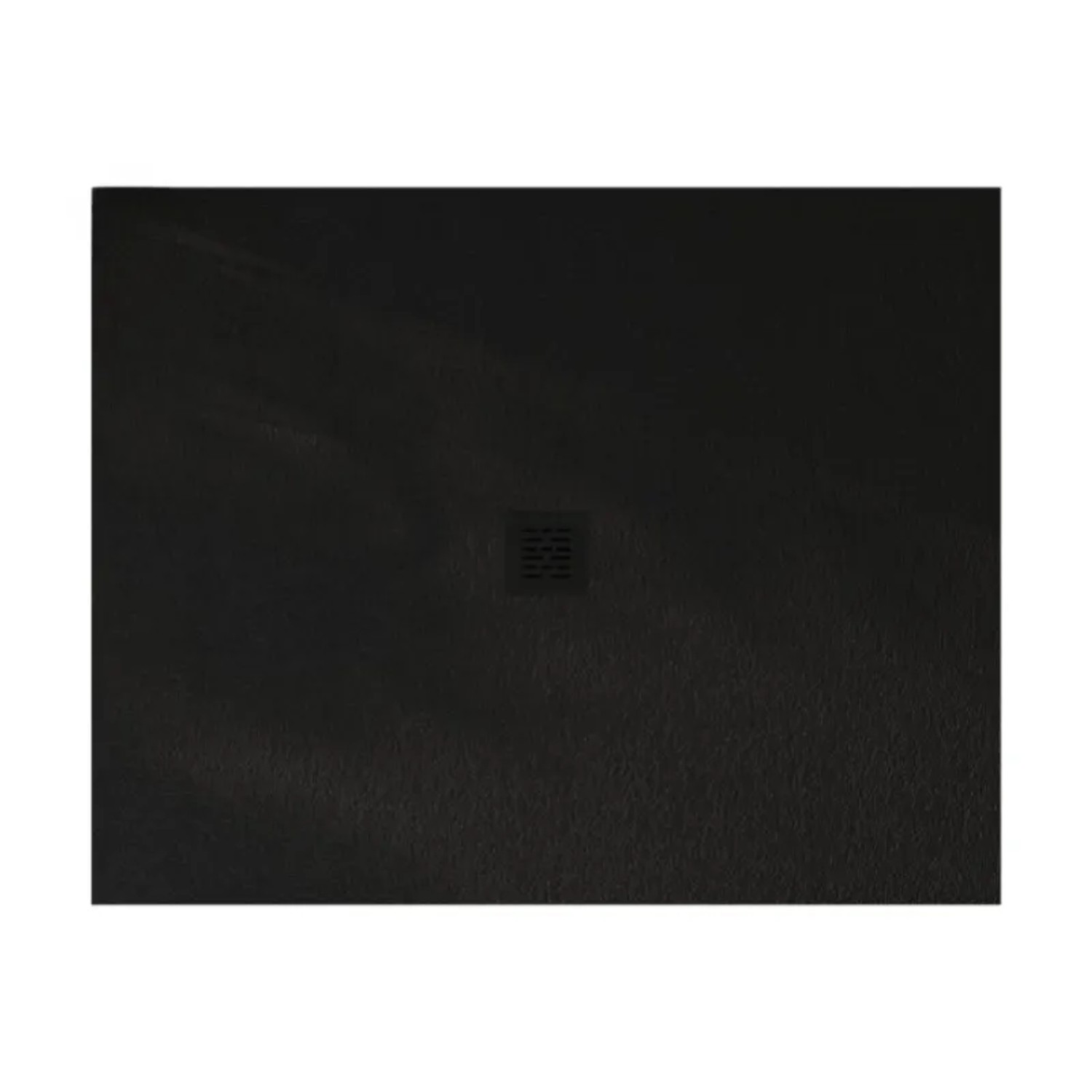 Stano Mineralguss Duschwanne Extra Flach Centro  Schwarz 120x160cm