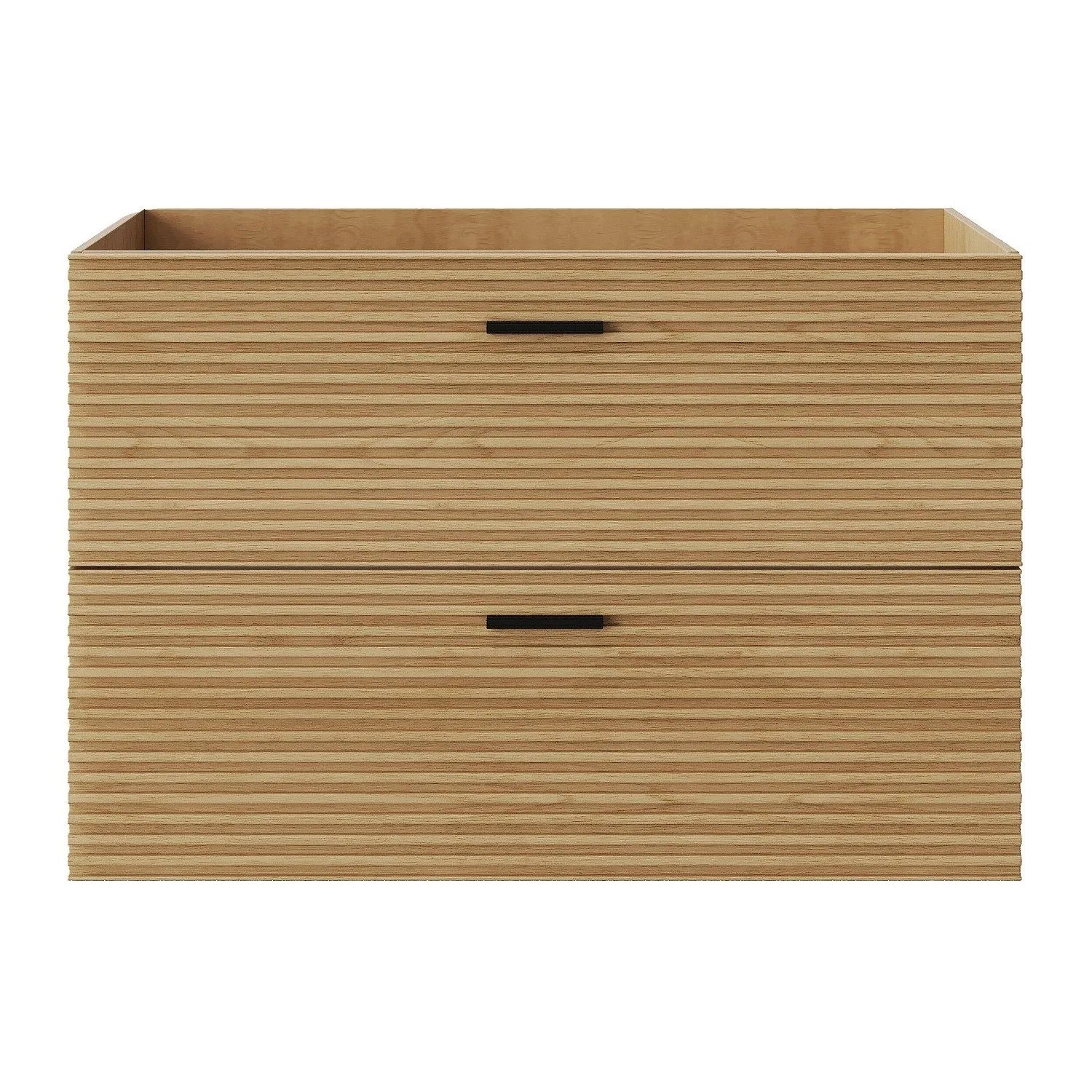 Vente-unique Waschbeckenunterschrank Sarone Naturfarben Hell 80 cm