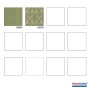 PROFHOME Streifen Tapete 956604-GU, Ton-in-Ton Grün, matte Textiloptik.