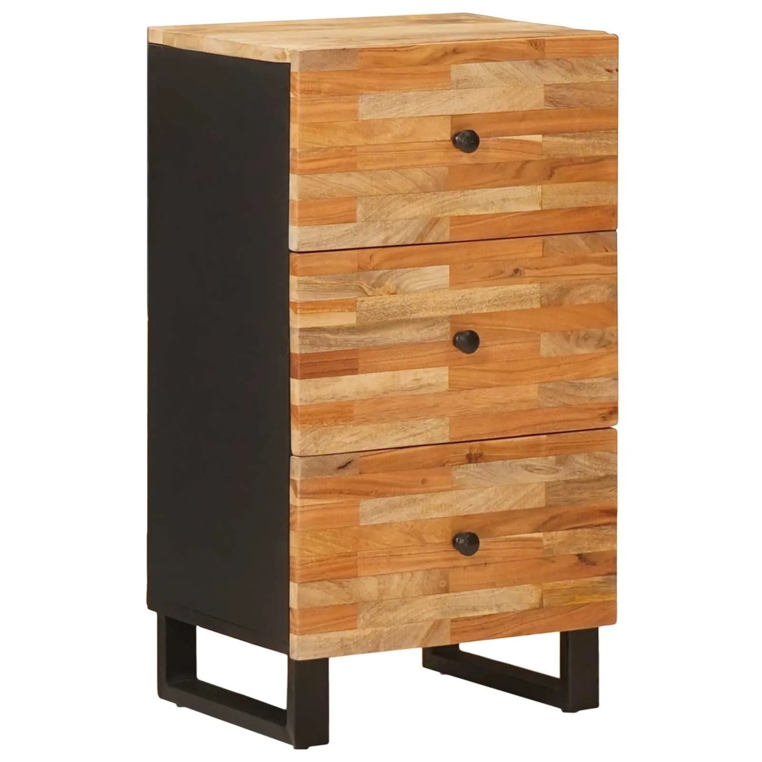 vidaXL Seitenschrank Braun 40 x 33 x 75 cm Massivholz Mango 4018319