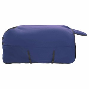 Dunkelgrüne vidaXL Pferdedecke aus Polyester, atmungsaktiv und wasserdicht, 135 cm.