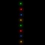 Mehrfarbige LED-Lichterkette, 2000 LEDs, 200 m lang, für Außen.