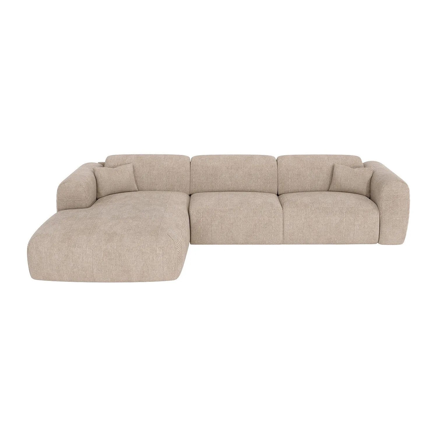 Vente-unique Schlafsofa Pogni Beige 299 cm