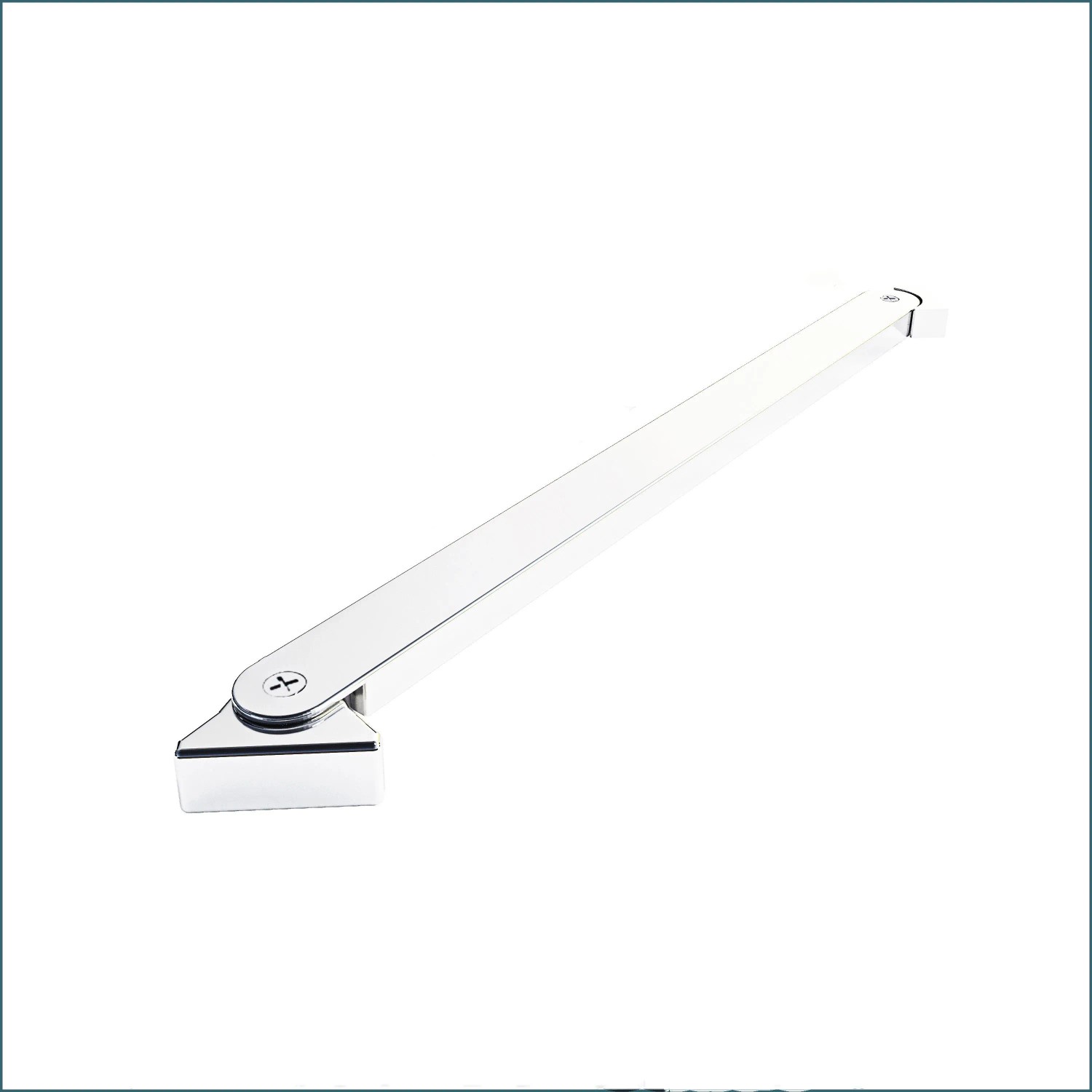 AICA 50cm Diagonal Wandhalterung Chrom Glänzend Für 6-8mm Duschkabine Duschwand Walk In Glaswand