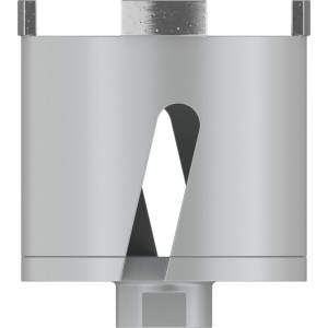 Bosch Diamant-Dosensenker 82mm, silber, zylindrische Bohrkrone für Trockenbohren in Beton & Mauerwerk.