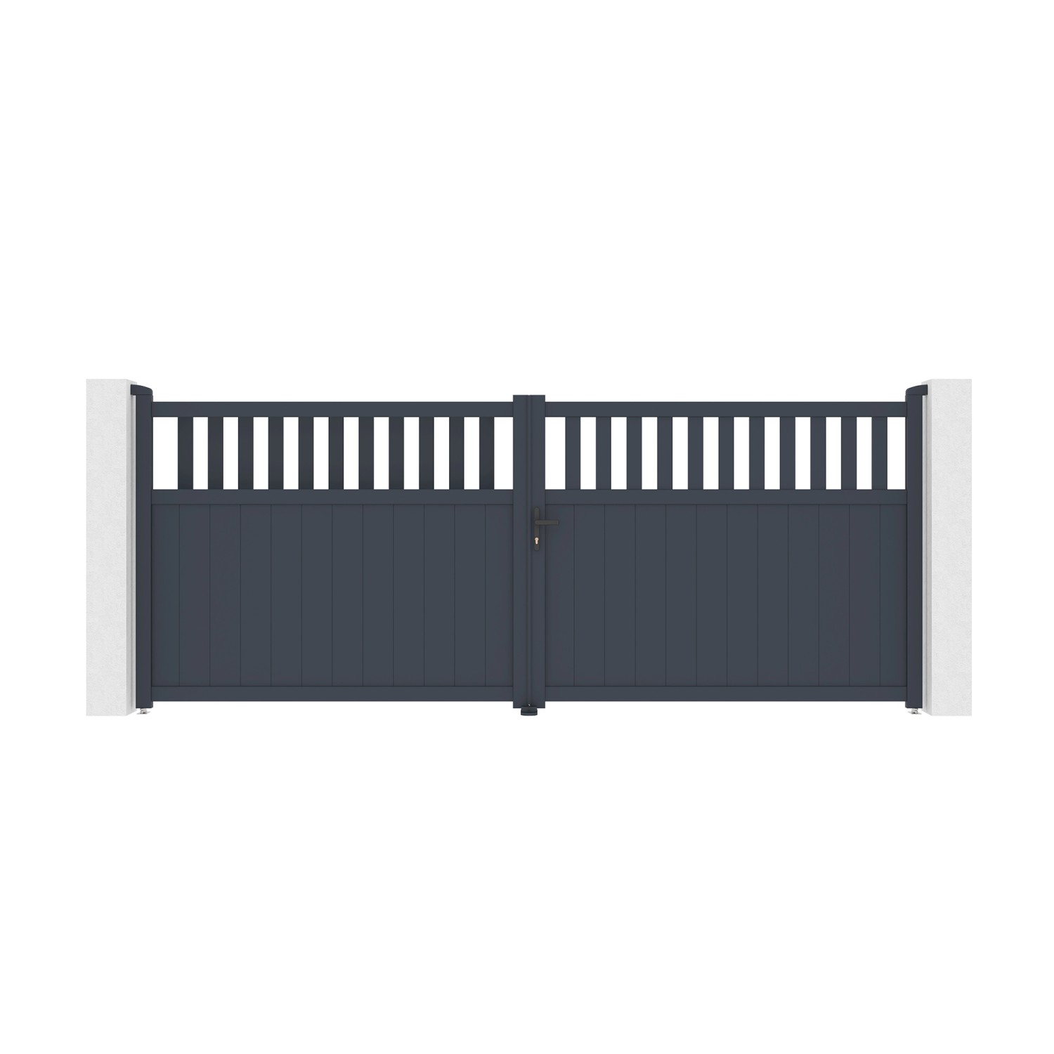 Casanoov Flügeltor Elektrisch 4M Santis H 160Cm & Drehtorantrieb Bunker B50 günstig online kaufen