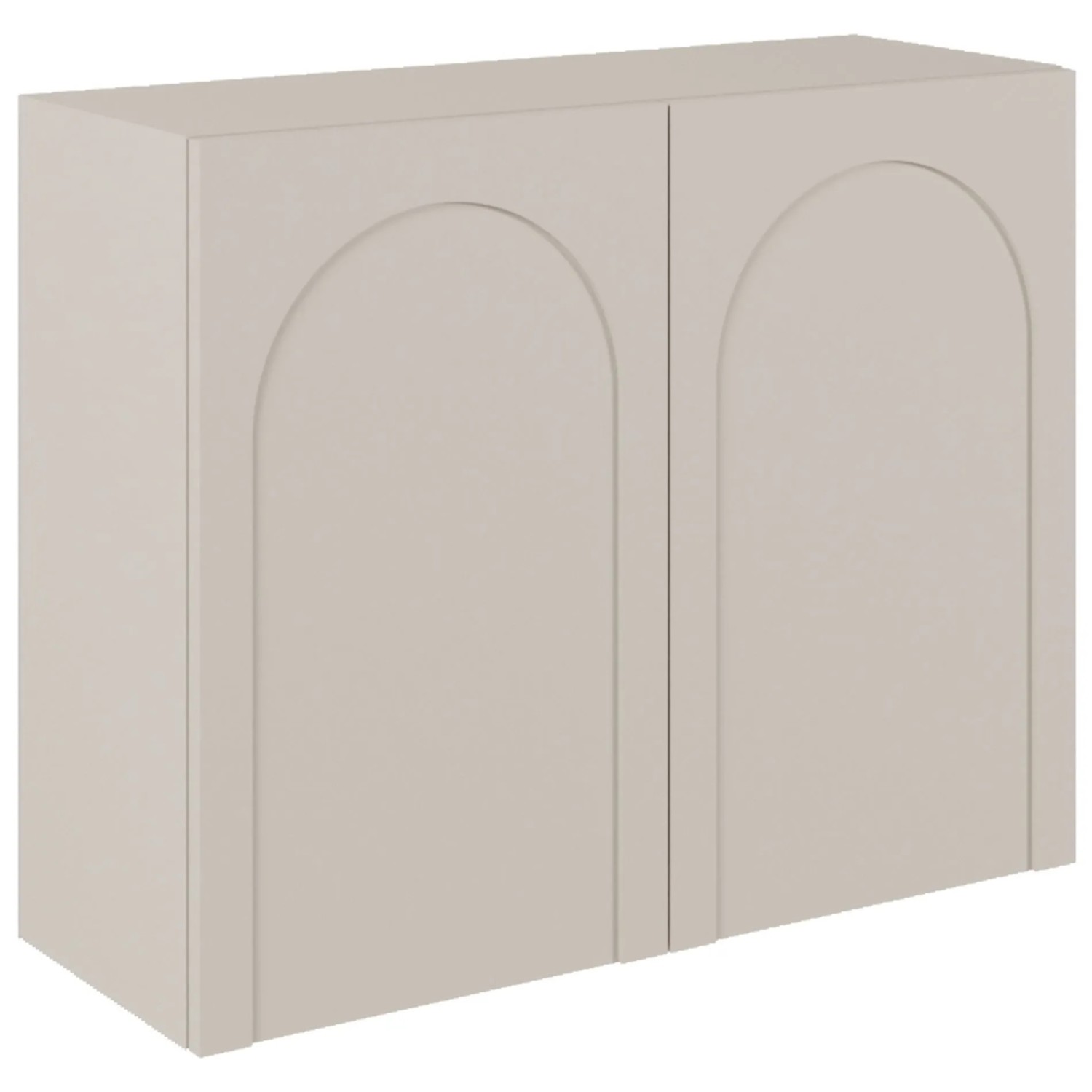 Selsey Sideboard Arkadia Zweitürig mit Gefrästen Fronten 100 cm Kaschmir