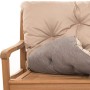 Setgarden Light Outdoor Kissen Bankauflage 100x50x40cm Kissen Für 2-Sitzer Bänke 1tlg Beige_8