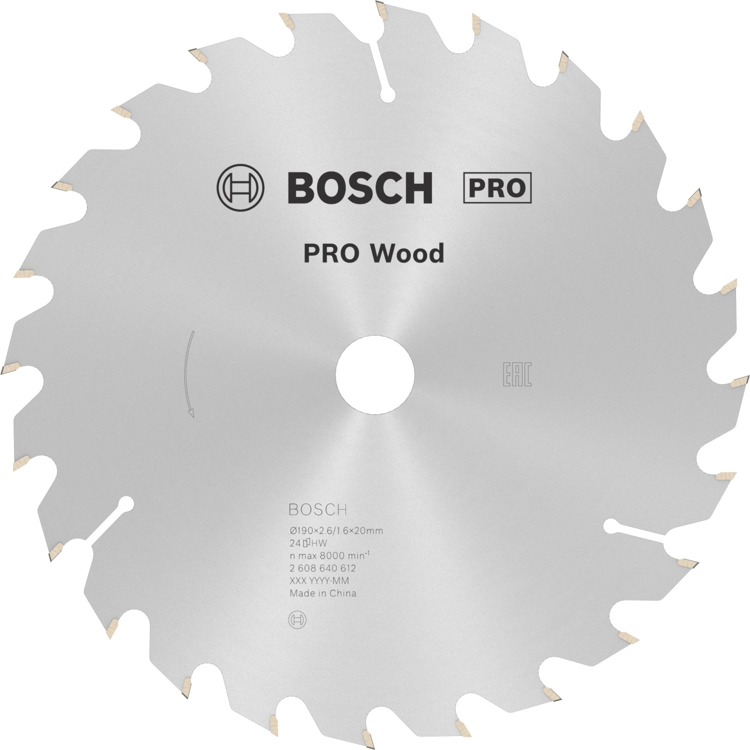 Bosch Hartmetall Kreissägeblatt 190 mm x 20 mm x 2,6 mm günstig online kaufen