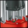 Detailaufnahme der Einhell GE-DP 7935 N-A ECO Schmutzwasserpumpe, Schnittansicht mit Edelstahlgehäuse.