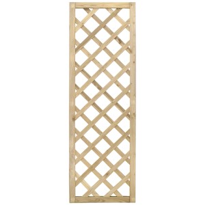 Diagonal Rankgitter, 60x180cm, druckimprägniert, für Kletterpflanzen im Garten.