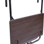 Garden Pleasure Hängeklapptisch Tabora für Balkon, Holzoptik, klappbar und höhenverstellbar.