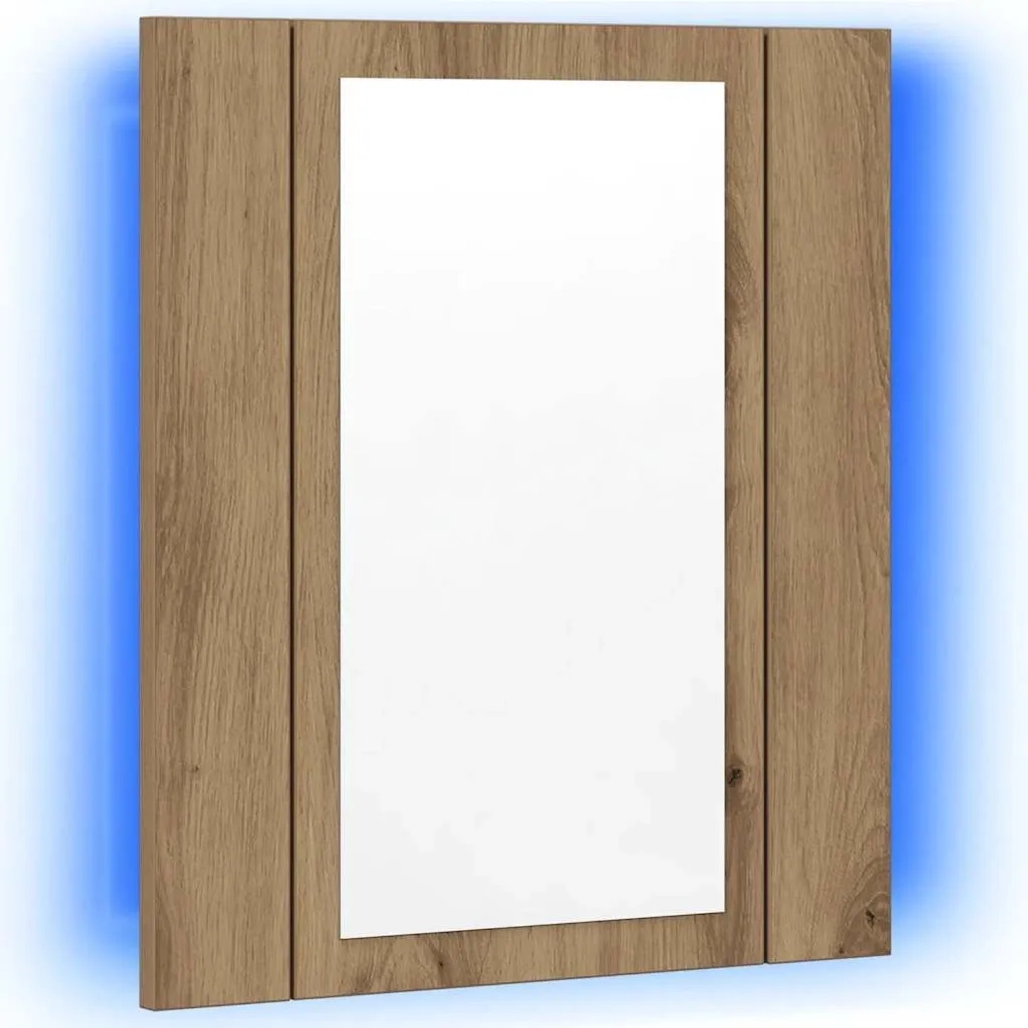 vidaXL LED-Spiegelschrank Artisan-Eiche 40x12x45 cm Holzwerkstoff 856280 günstig online kaufen