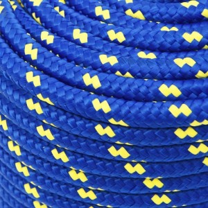 vidaXL Bootsseil Blau 14 mm 100 m Polypropylen 152464