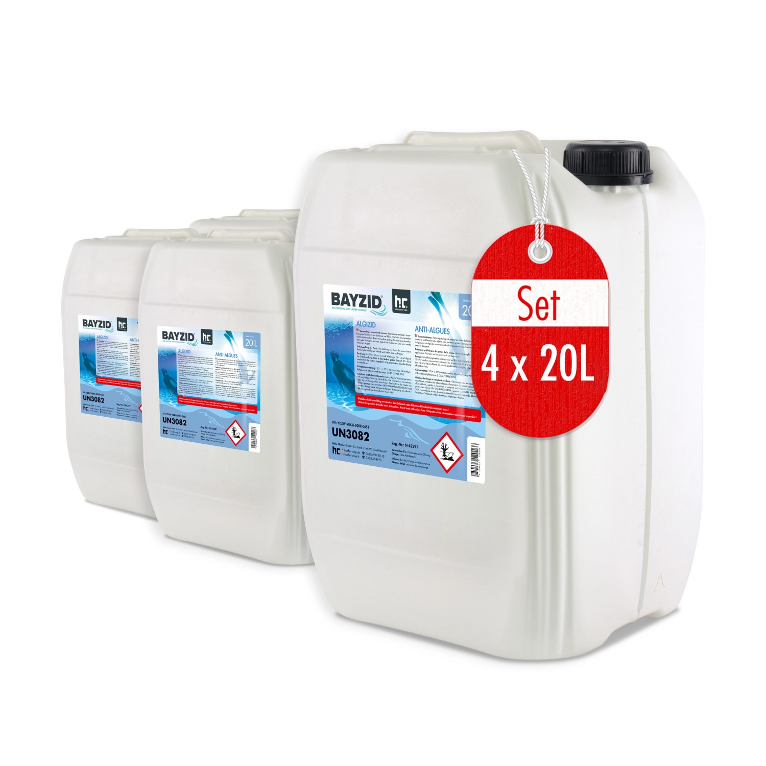 Bayzid Algizid Algenverhütung 4 x 20l