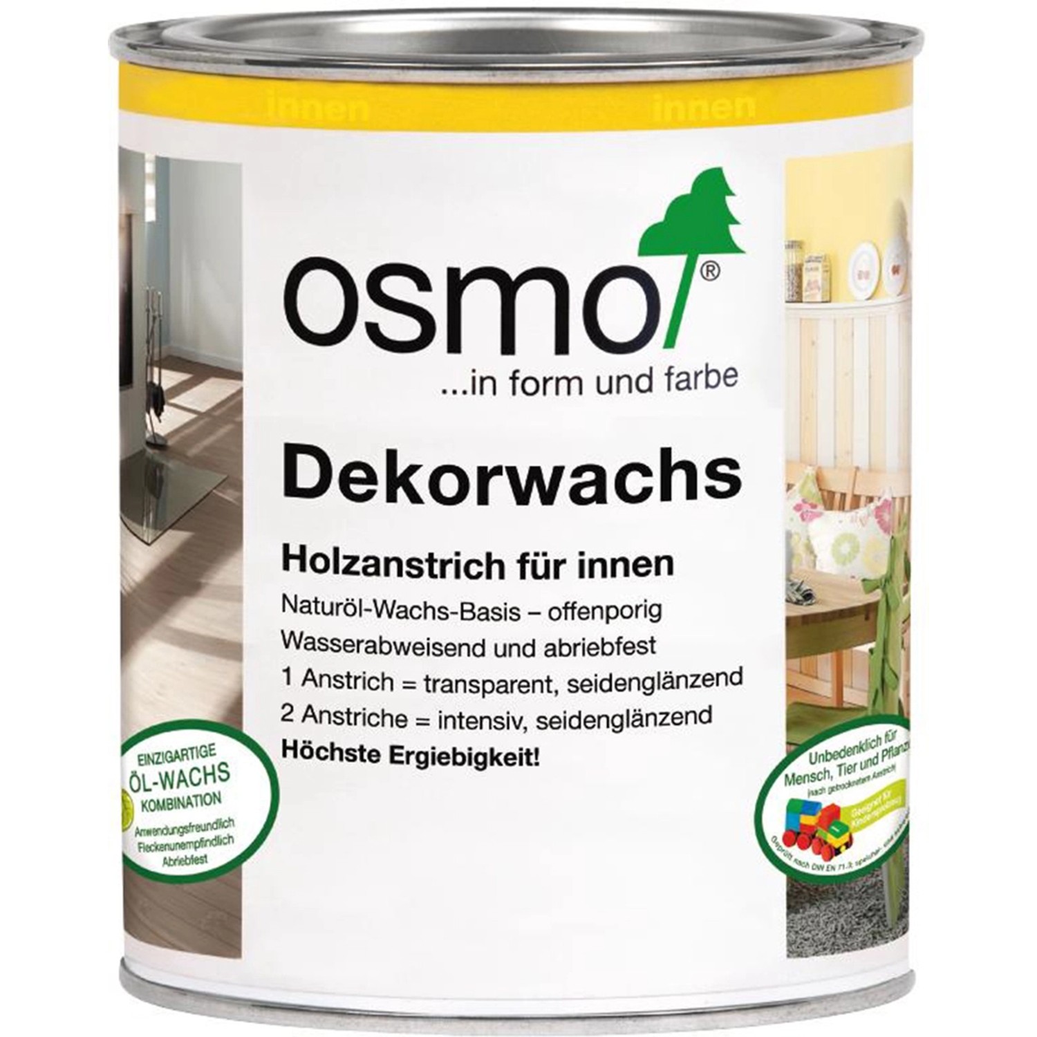 Thumbnail - Osmo Dekorwachs Transparent Farblos 750 ml