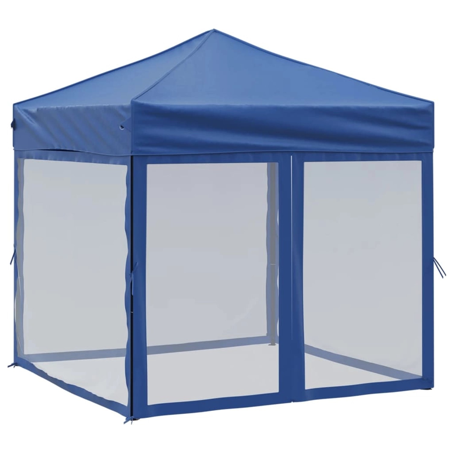 vidaXL Partyzelt Faltbar mit Seitenwänden Blau 2x2 m günstig online kaufen