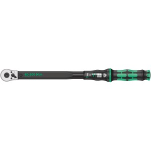 Wera Click-Torque C 3 Drehmomentschlüssel mit Umschaltknarre, 40-200 Nm, für drehmomentkontrollierte Schraubarbeiten.