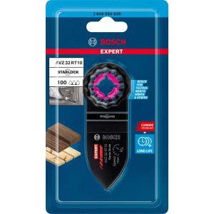 Bosch Expert AVZ32RT10 Schleifplatte Starlock für Holz, 32x50mm, Zubehör für Multifunktionswerkzeuge.