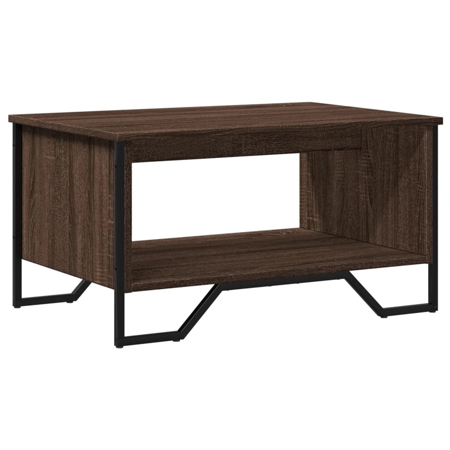 vidaXL Couchtisch Braun Eichen-Optik 75x51x40 cm Holzwerkstoff 848488 günstig online kaufen