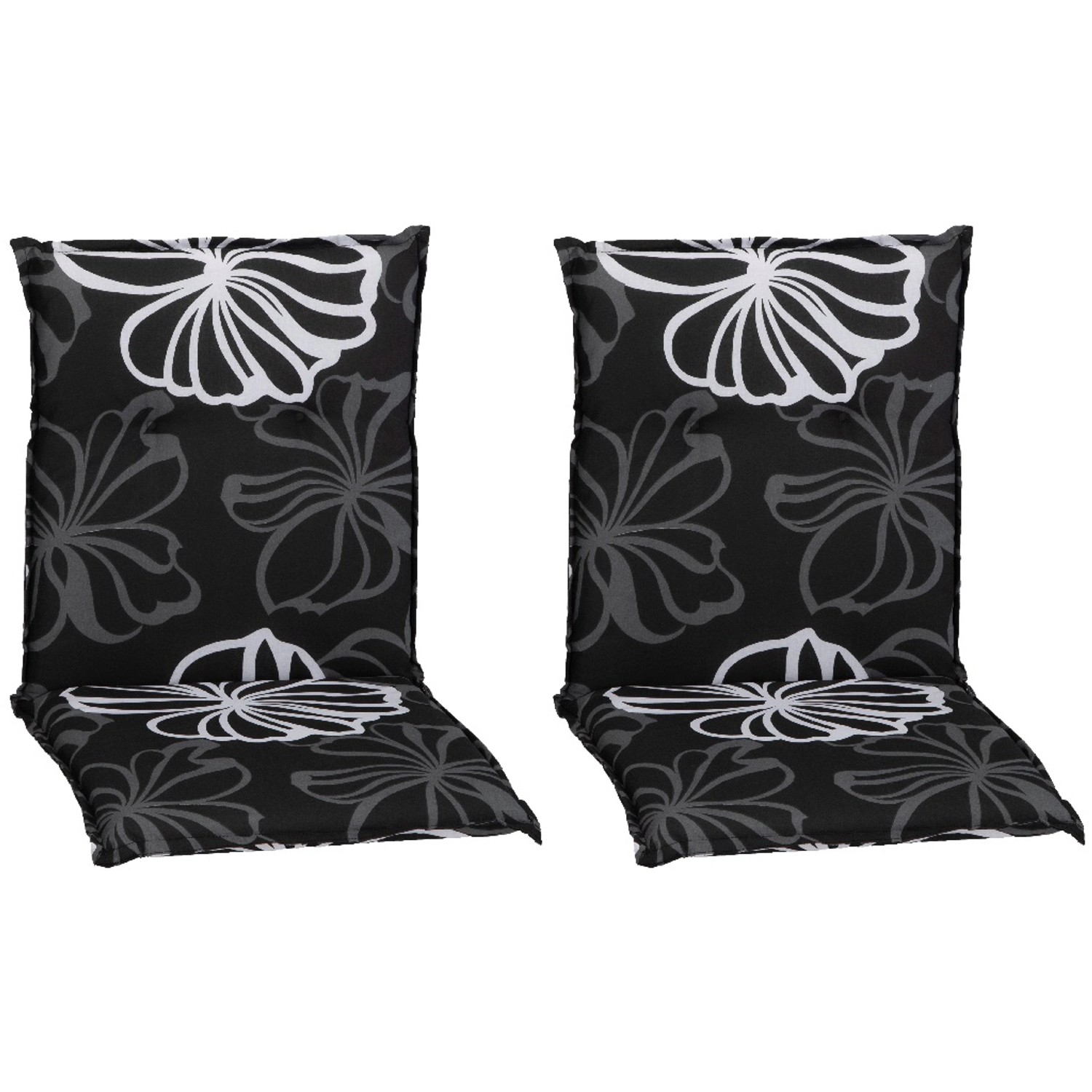 Beo Saumauflage Boston 2er-Set Niedriglehner Schwarz-Weiß