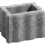 Grauer Pflanzstein Wellino, 30x20x20 cm, mit Wellendesign für Garten- und Landschaftsbau.