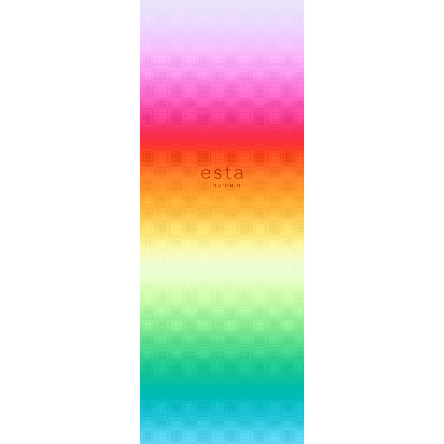 ESTAhome Fototapete Regenbogen-Muster Rosa Rot und Orange 100 x 279 cm 1565 günstig online kaufen