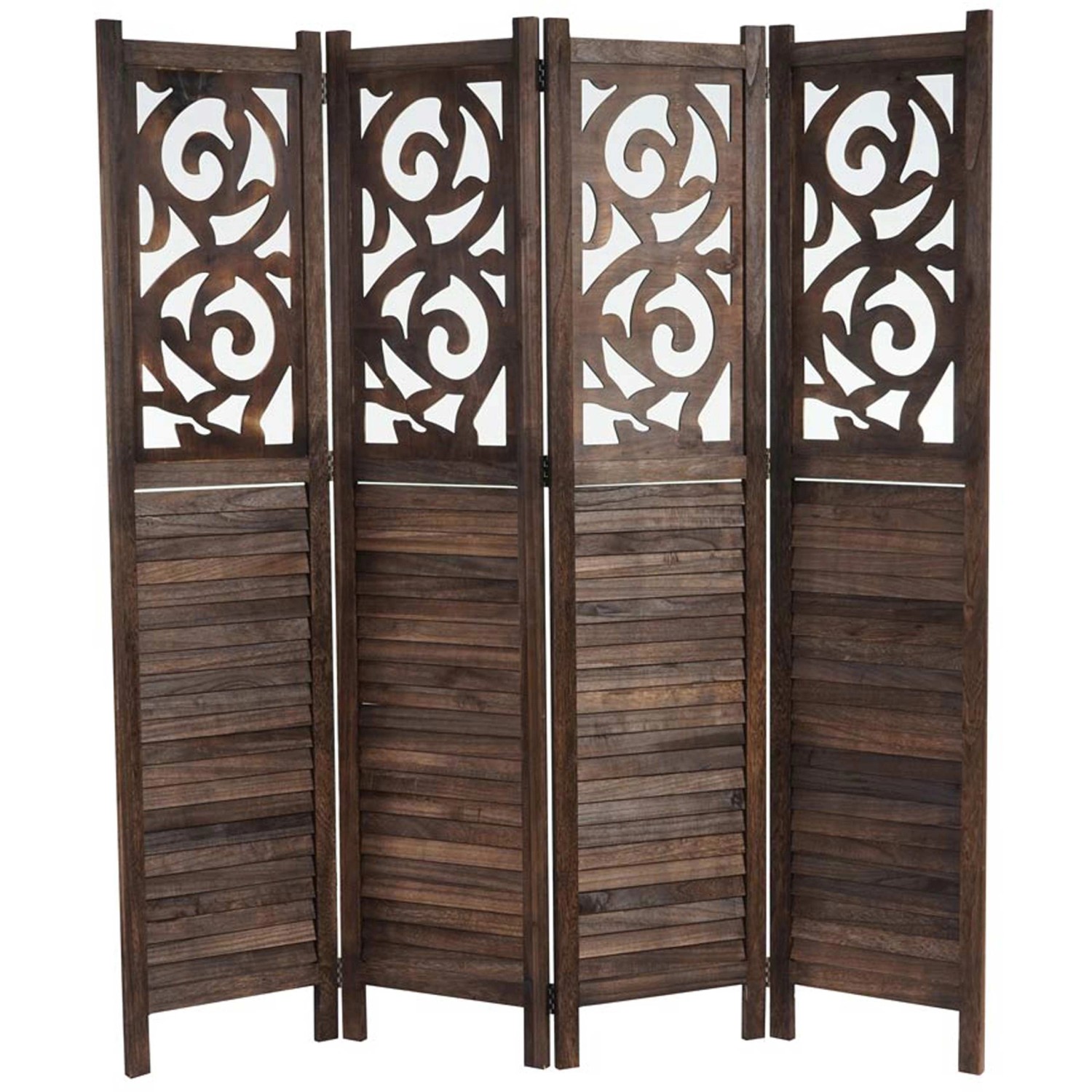 MCW Paravent Izmir 170x161x2cm Braun günstig online kaufen