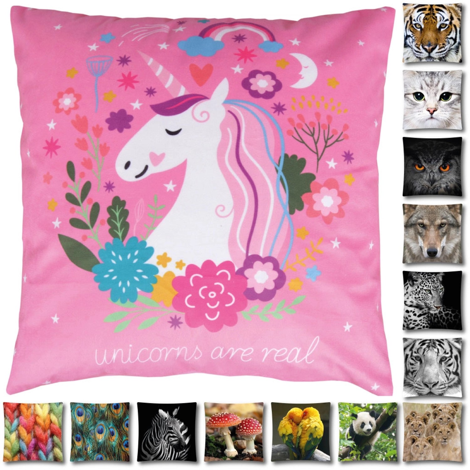 Bestlivings Housse De Coussin Avec Motif 40 X 40 Cm Impression Photo Photo Print, Confortable Et Puissante Accessoire (Lion) Dekokissen