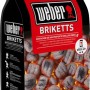 Weber Grillbrikett 8 kg im Sack: Holzkohlebriketts für Holzkohlegrills.