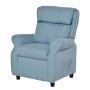 Blaues HOMCOM Kindersofa mit verstellbarer Fußstütze. Gemütlicher Sessel für Kinder.