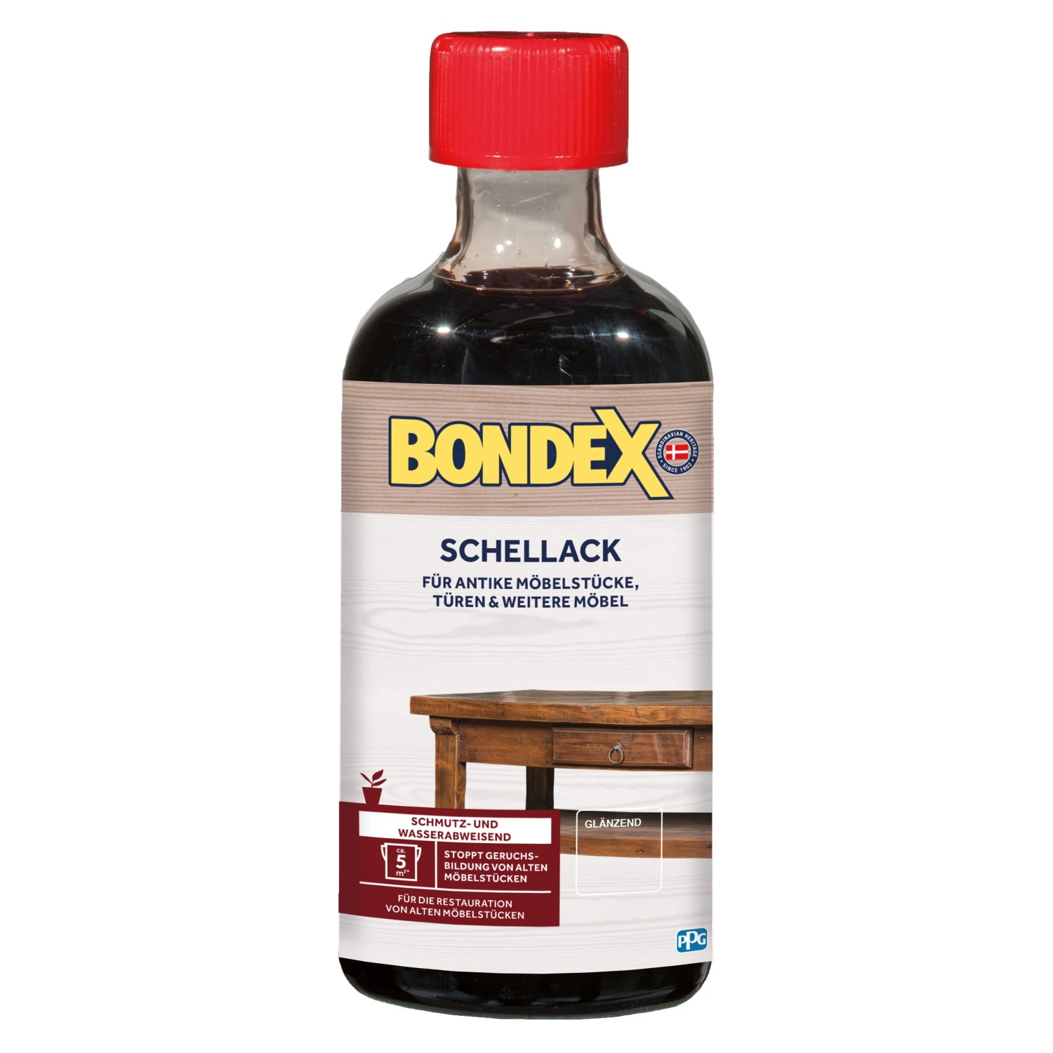 BONDEX Schellack Farblos Glänzend 0,25 l