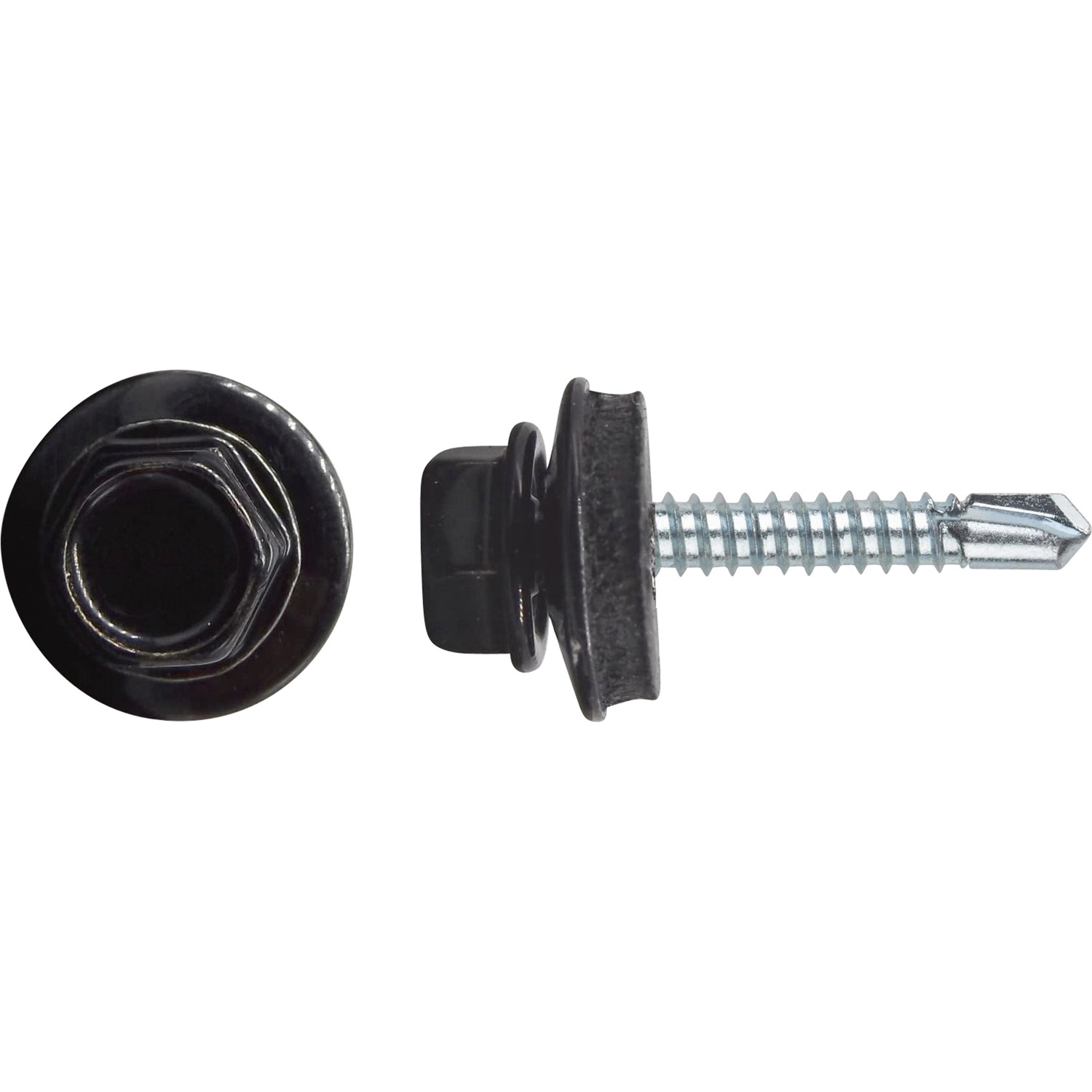 Blechschrauben Sechskantkopf Ø 4,8 mm x 35 mm Stahl 100 Stück