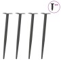 vidaXL Konsolentischbeine Konische Form 4 Stk Anthrazit 72-73 cm Stahl 4012518_3