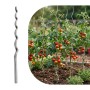 Relaxdays Tomaten Spiralstab Verzinkter Stahl Silber 20er Pack 150 cm_3