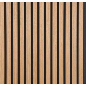 Fibrotech Akustikpaneel Eiche geölt, Holzpaneel für Wand- und Deckengestaltung.