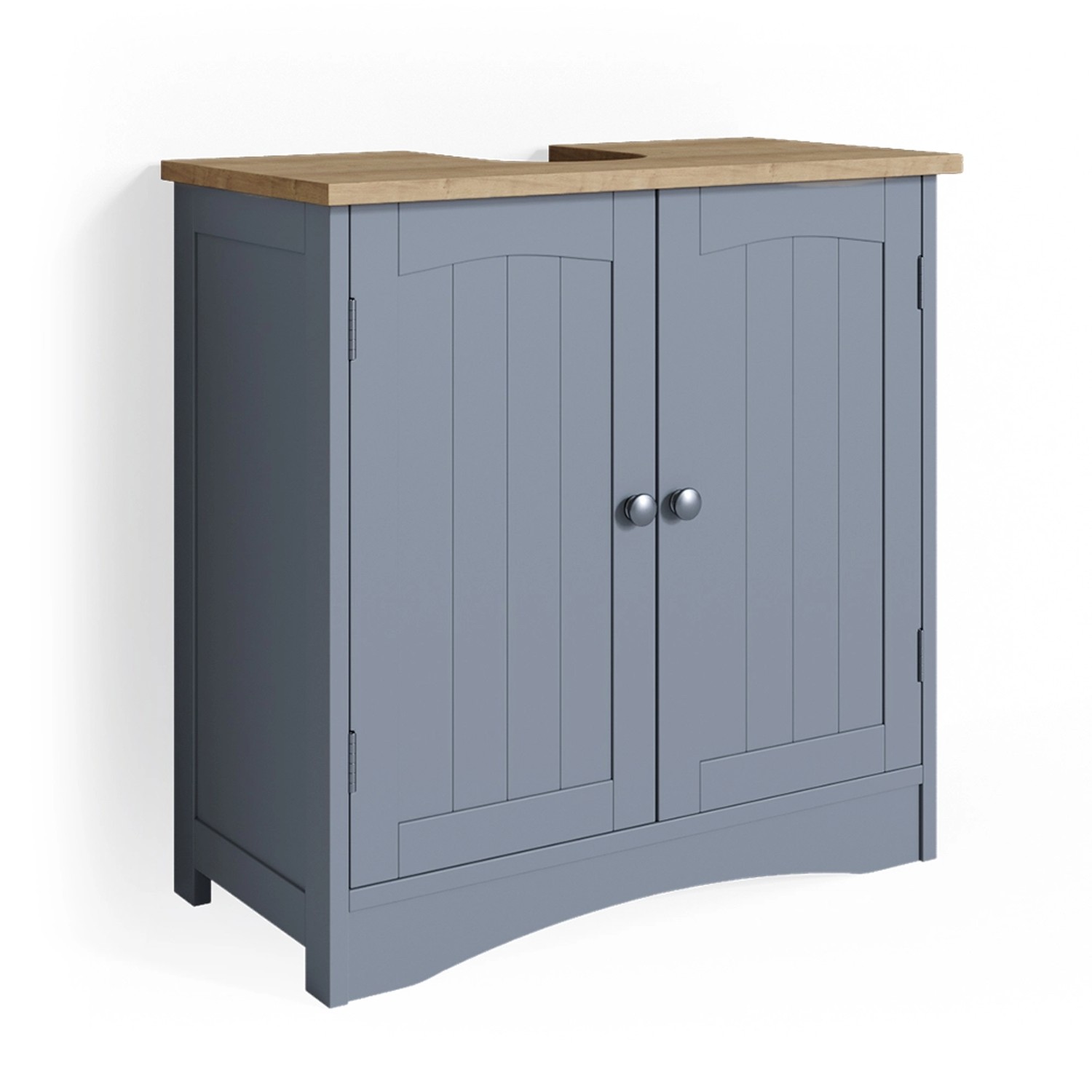 Vicco Waschbeckenunterschrank Bianco Grau 60 x 60 cm günstig online kaufen